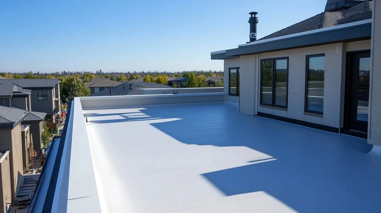 White EPDM Roofing in Midland, TX